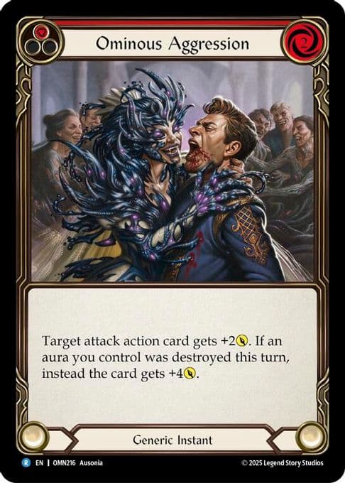 Ominous Aggression (Red)