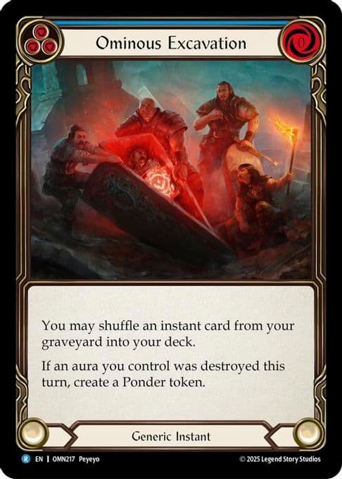 Ominous Excavation (Blue)