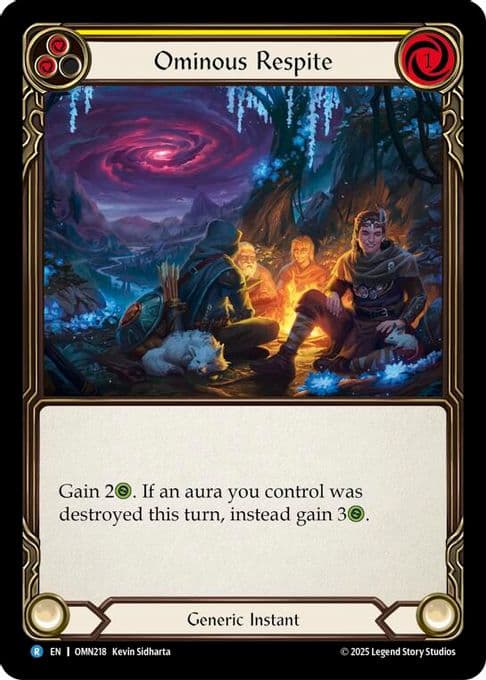 Ominous Respite (Yellow)