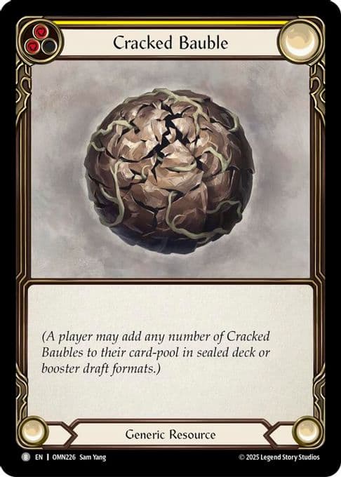 Cracked Bauble (Yellow)