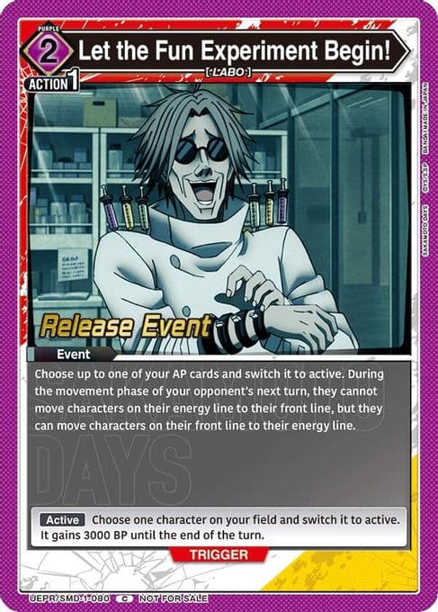 Let the Fun Experiment Begin! (Release Event)