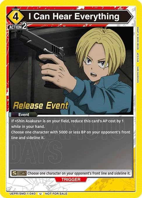 I Can Hear Everything (Release Event)