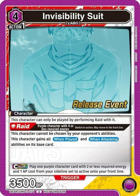 Invisibility Suit (Release Event)