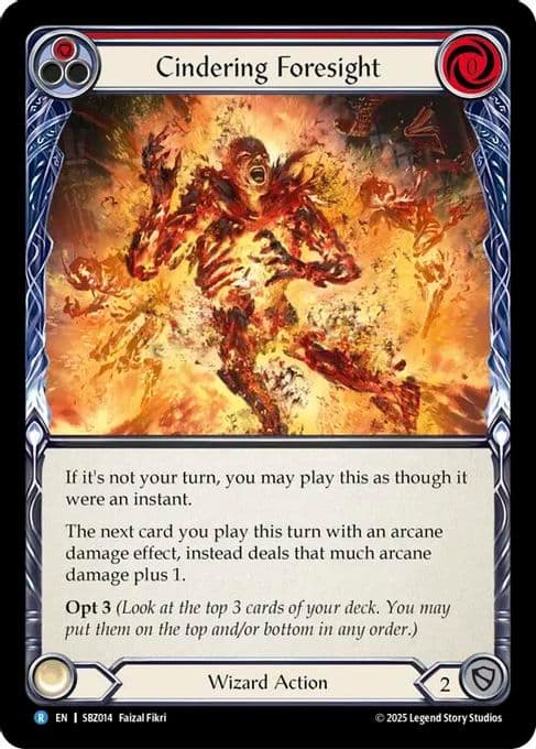 Cindering Foresight (Red)