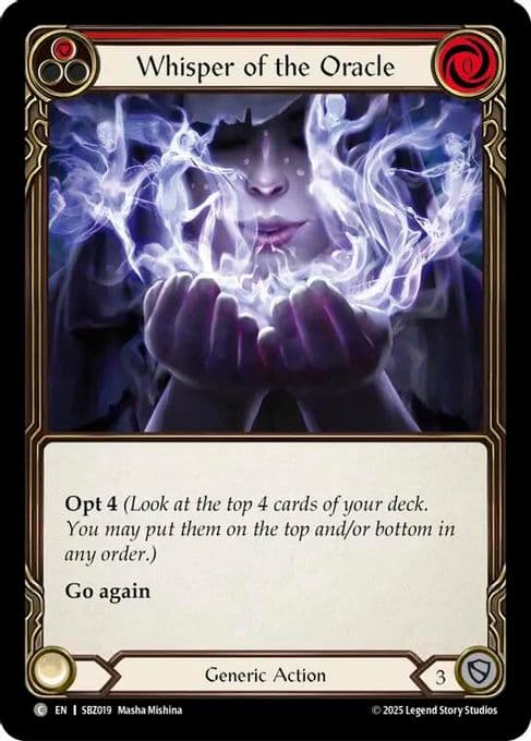 Whisper of the Oracle (Red)