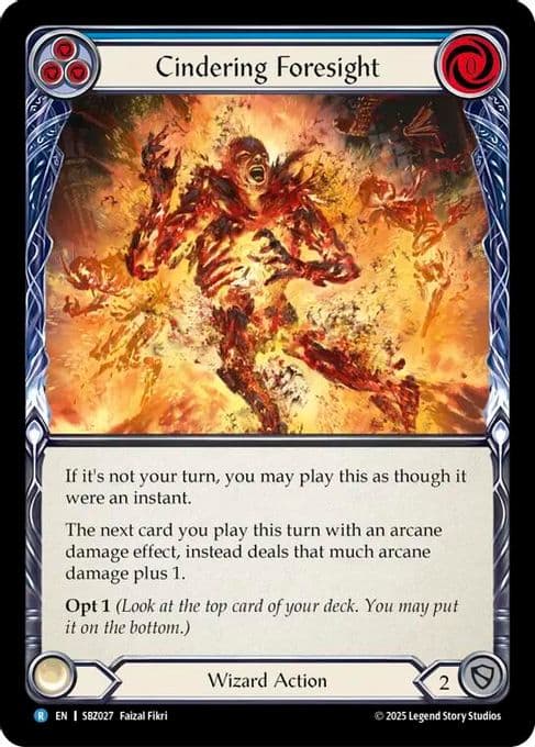 Cindering Foresight (Blue)