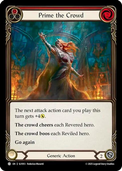 Prime the Crowd (Red)
