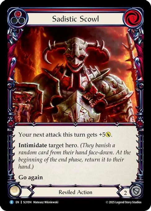 Sadistic Scowl (Red)