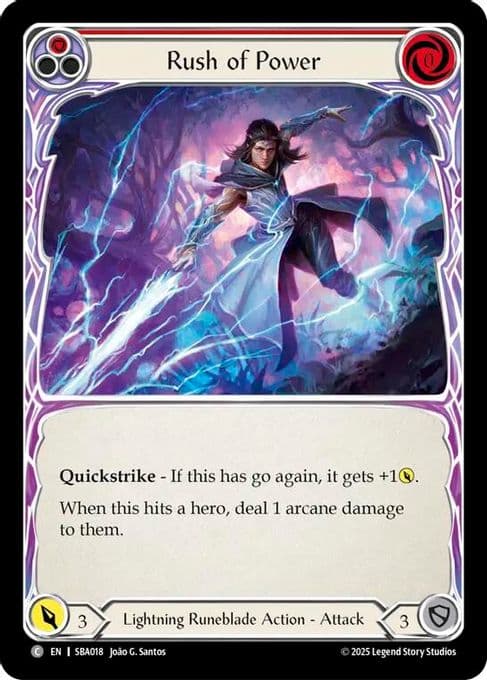 Rush of Power (Red)