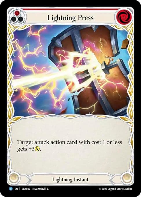 Lightning Press (Red)