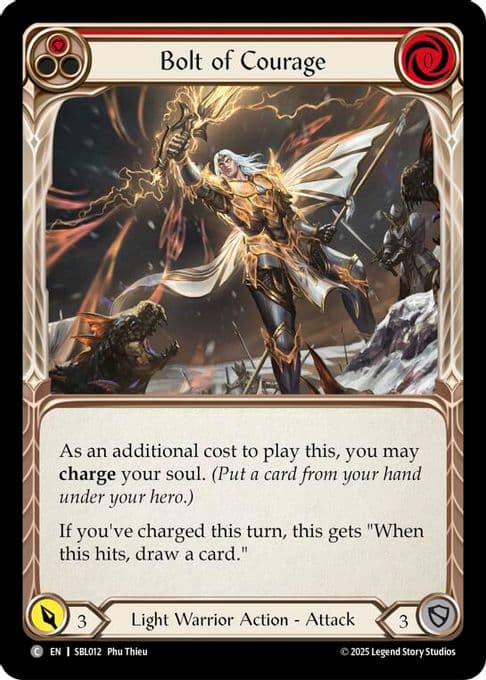 Bolt of Courage (Red)