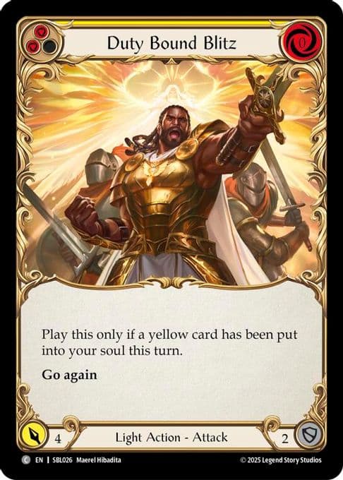 Duty Bound Blitz (Yellow)