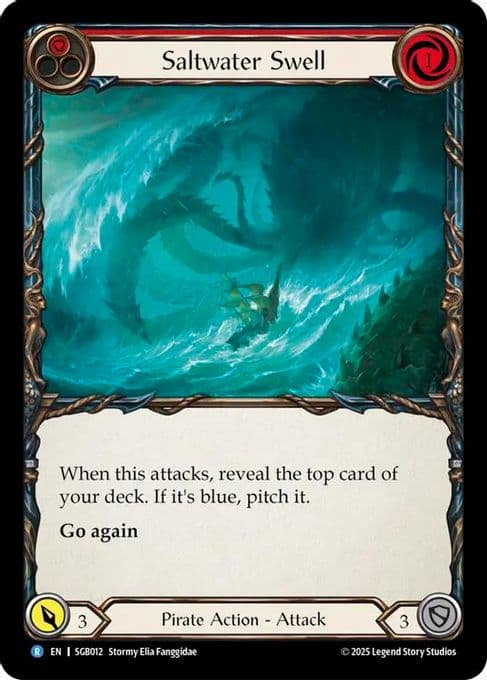 Saltwater Swell (Red)