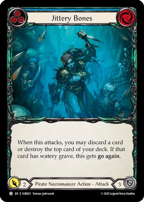 Jittery Bones (Blue)