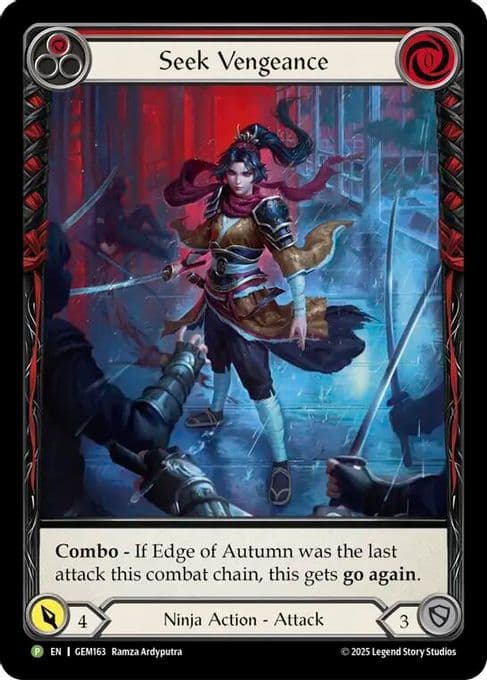 Seek Vengeance (Red)