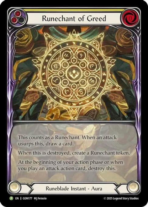 Runechant of Greed (Yellow)