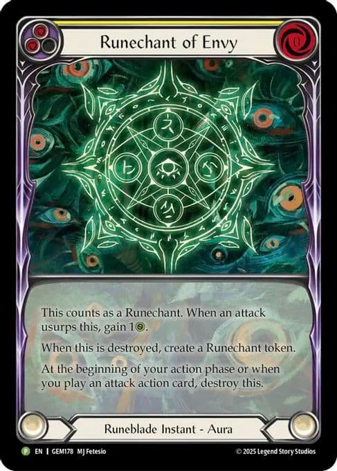 Runechant of Envy (Yellow)