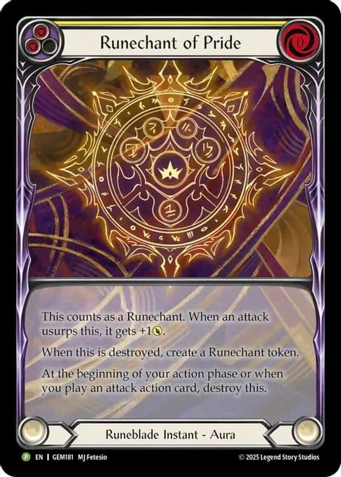 Runechant of Pride (Yellow)