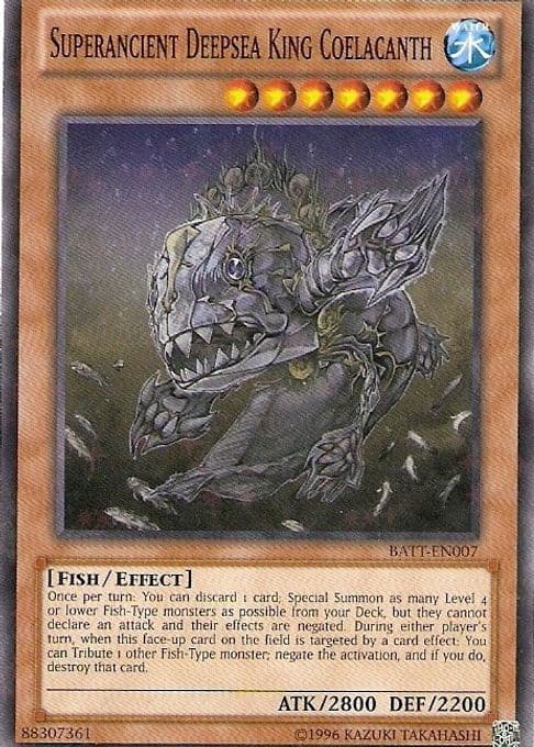 Superancient Deepsea King Coelacanth (Starfoil)