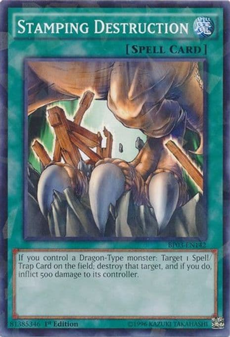 Stamping Destruction (Shatterfoil)