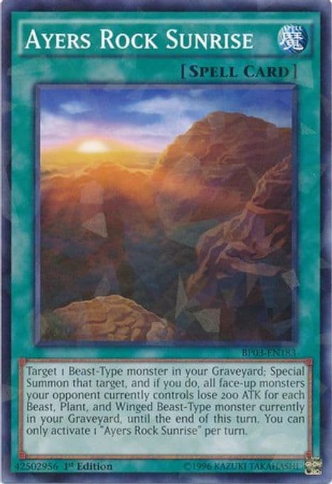 Ayers Rock Sunrise (Shatterfoil)