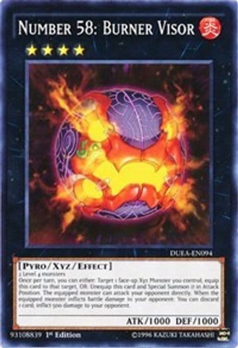 Number 58: Burner Visor
