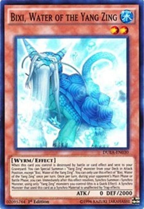 Bixi, Water of the Yang Zing