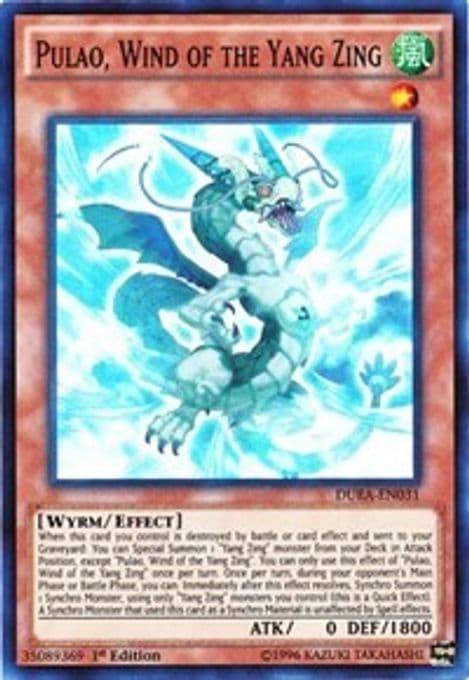 Pulao, Wind of the Yang Zing