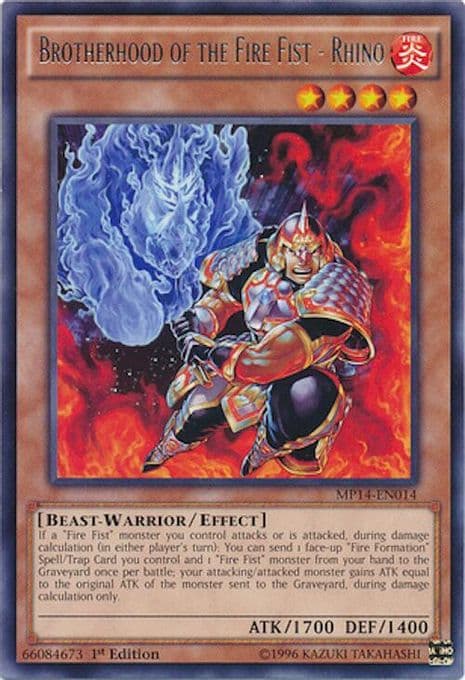 Brotherhood of the Fire Fist - Rhino