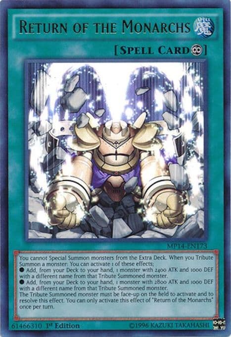 Return of the Monarchs