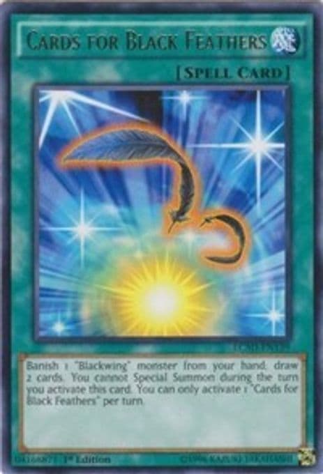 Cards for Black Feathers