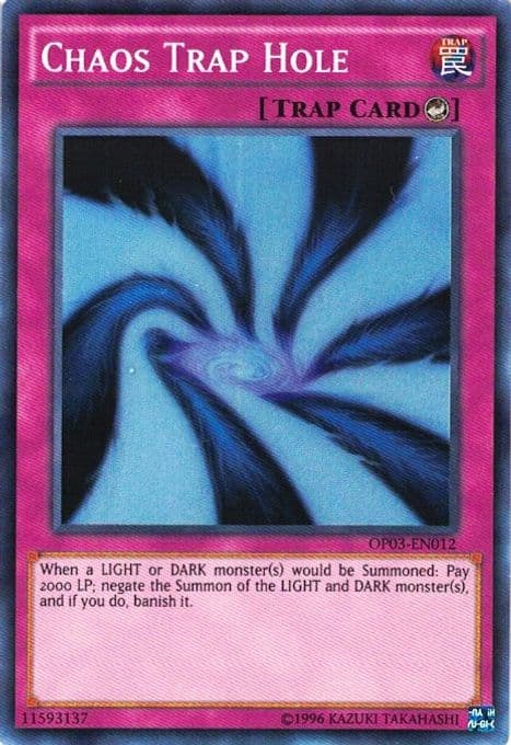 Chaos Trap Hole