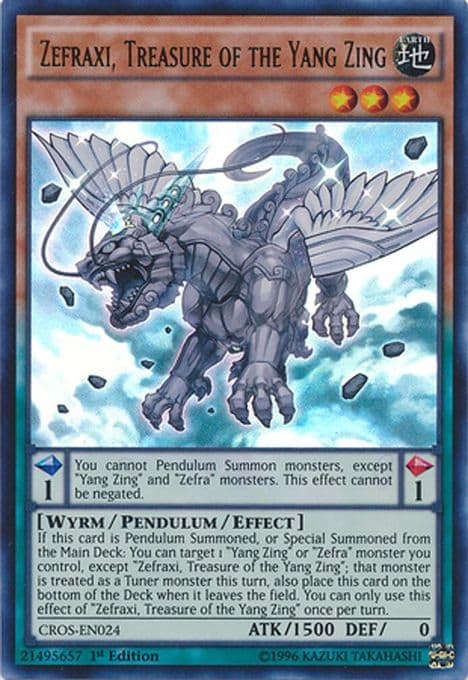 Zefraxi, Treasure of the Yang Zing