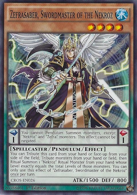Zefrasaber, Swordmaster of the Nekroz
