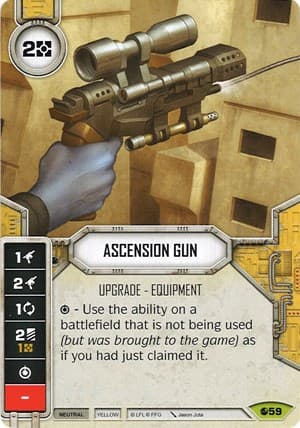 Ascension Gun (Card Only) — Spirit of Rebellion card