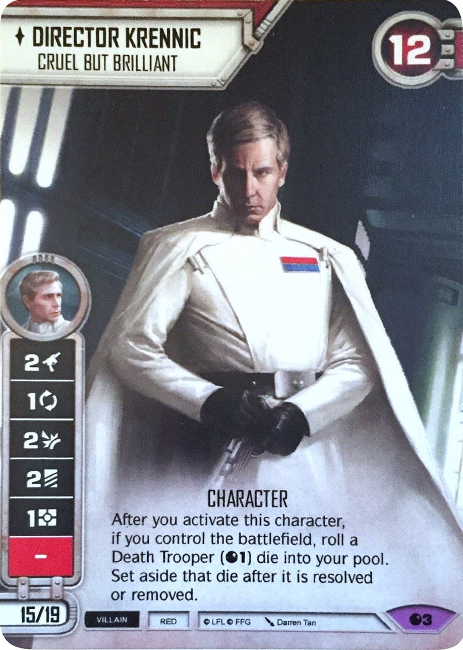 Director Krennic - Cruel But Brilliant (Alternate Full Art) — SWD: Promo Cards card