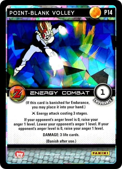 Point-Blank Volley (Awakening) — Panini Promo Cards card