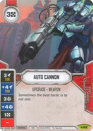 Auto Cannon — Legacies card