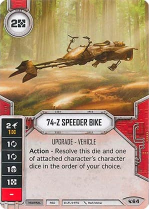 74-Z Speeder Bike (Card Only) — Legacies card