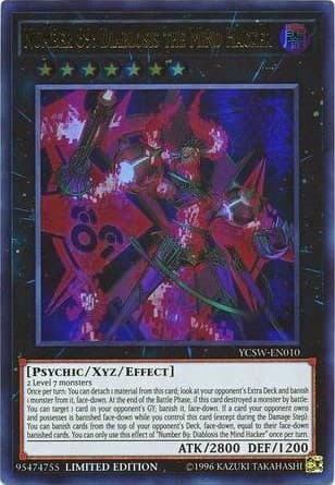 Number 89: Diablosis the Mind Hacker — Yu-Gi-Oh! Championship Series Prize Cards card