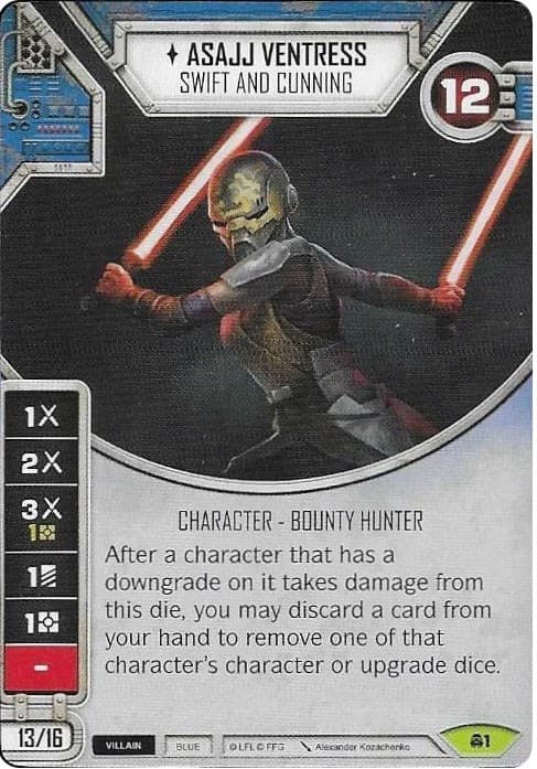 Asajj Ventress - Swift And Cunning — Convergence card