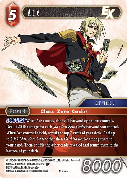 Ace EX — Opus IX card