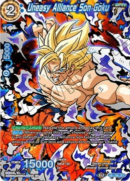 Uneasy Alliance Son Goku — Draft Box 04 - Dragon Brawl card