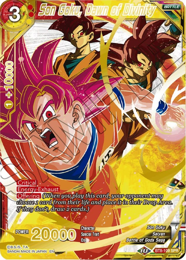 Son Goku, Dawn of Divinity (SPR) — Malicious Machinations card