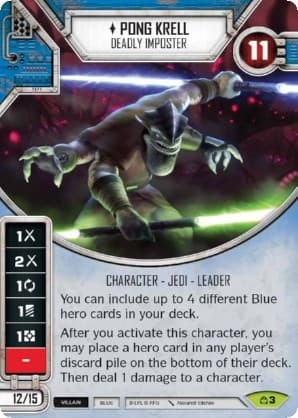 Pong Krell - Deadly Imposter (Card Only) — Covert Missions card