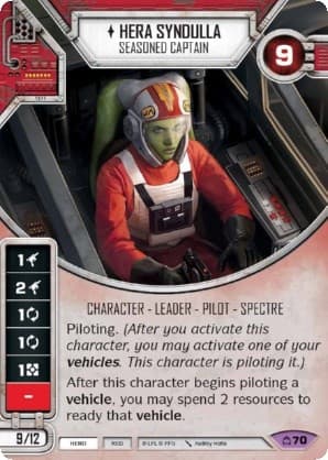 Hera Syndulla - Seasoned Captain — Covert Missions card