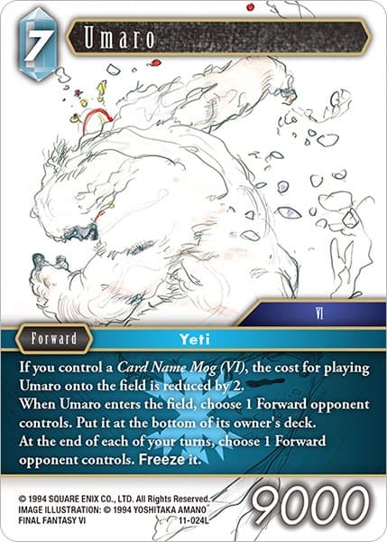 Umaro — Opus XI card