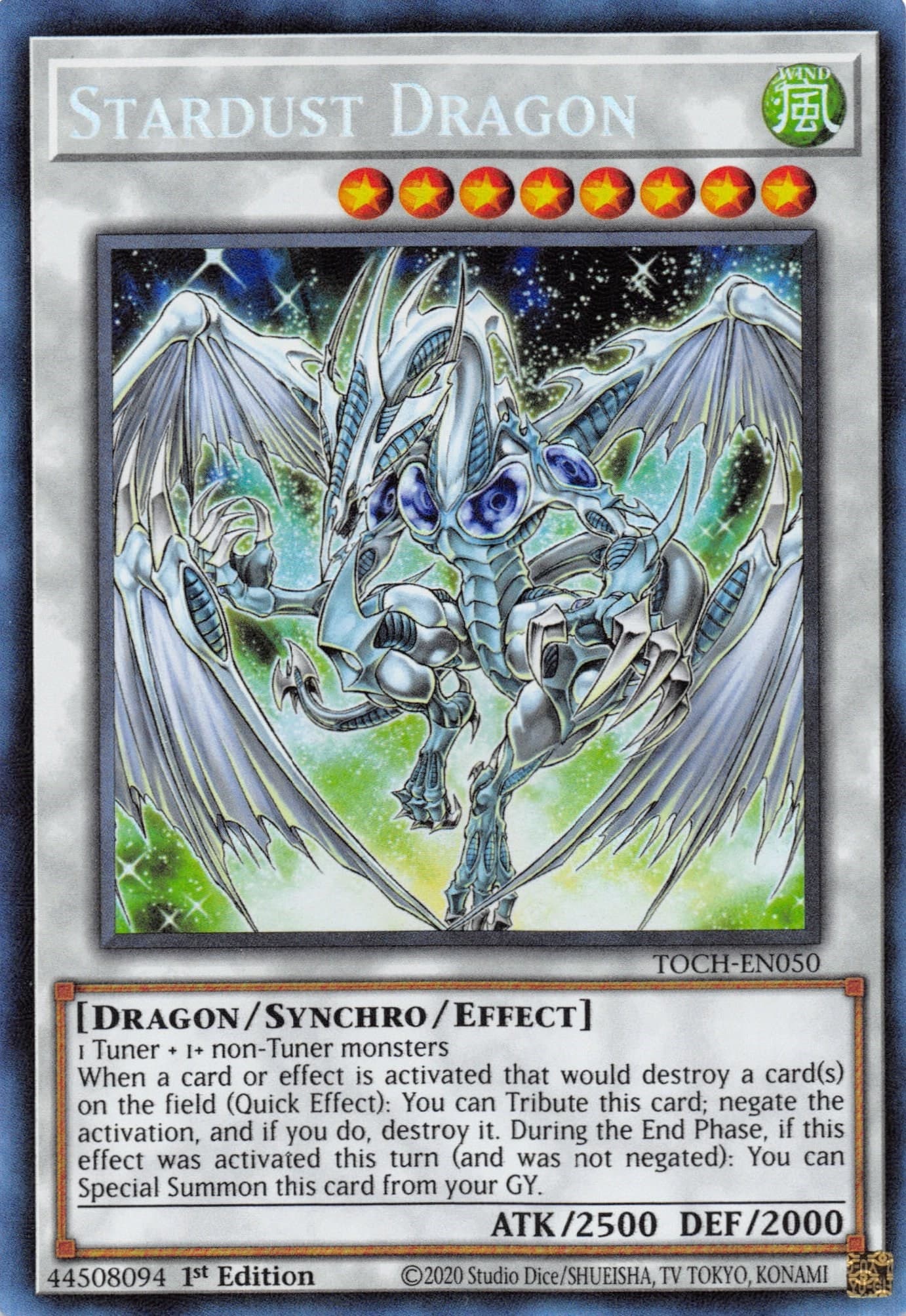 Stardust Dragon (CR) — Toon Chaos card