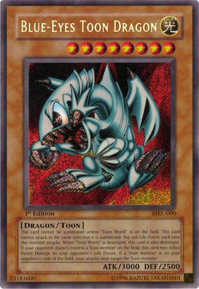 Blue-Eyes Toon Dragon — Magic Ruler card