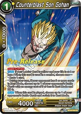 Counterblast Son Gohan — Rise of the Unison Warrior Pre-Release Cards card